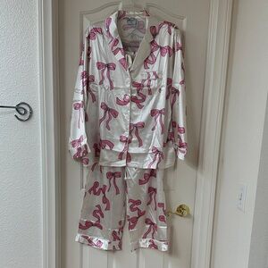 Pink ribbon, pajamas